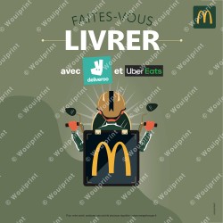 McDonald's publication Instagram Livraison à domicile
