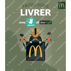 Affiche Totem LAD Livreur...