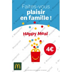 Affiche lobby Happy Meal...