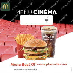 Translite Menu Cinéma