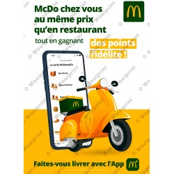 Affiche A3 Livraison à...